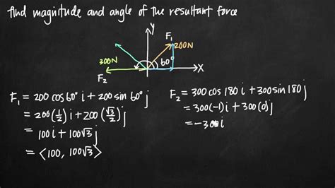9 degrees So, the vector makes about a 37-degree angle with the x-axis. . Magnitude of resultant force calculator with solution